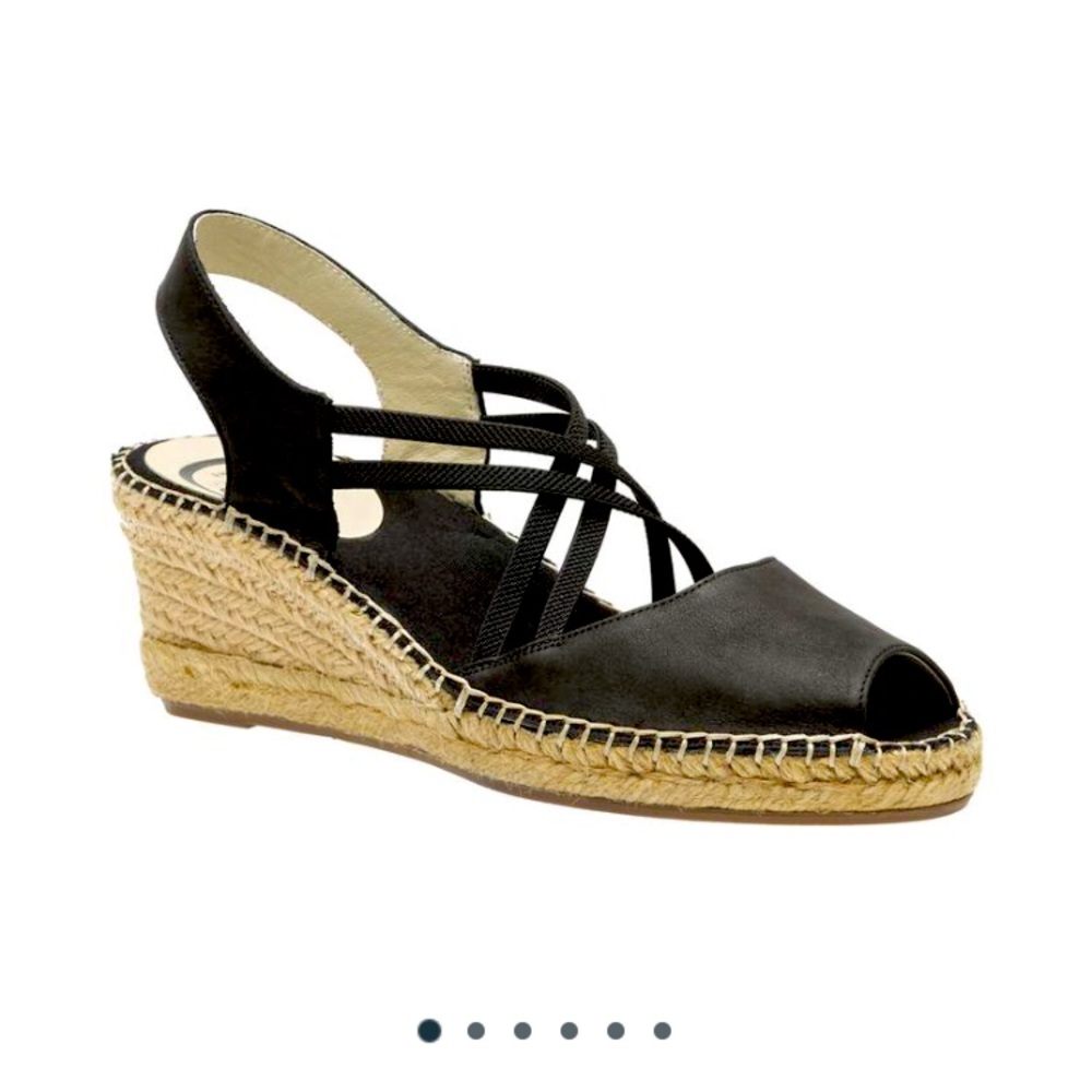 Abeo Delano Bio Leather Crisscross espadrille platforms sandal slingback coastal
